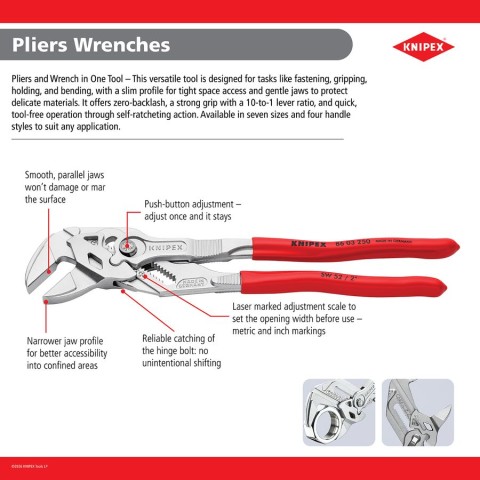 Mini Pliers Wrench | KNIPEX Tools